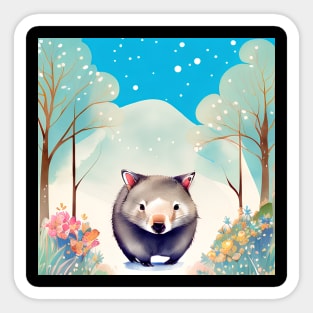 Wandering Wombat Sticker